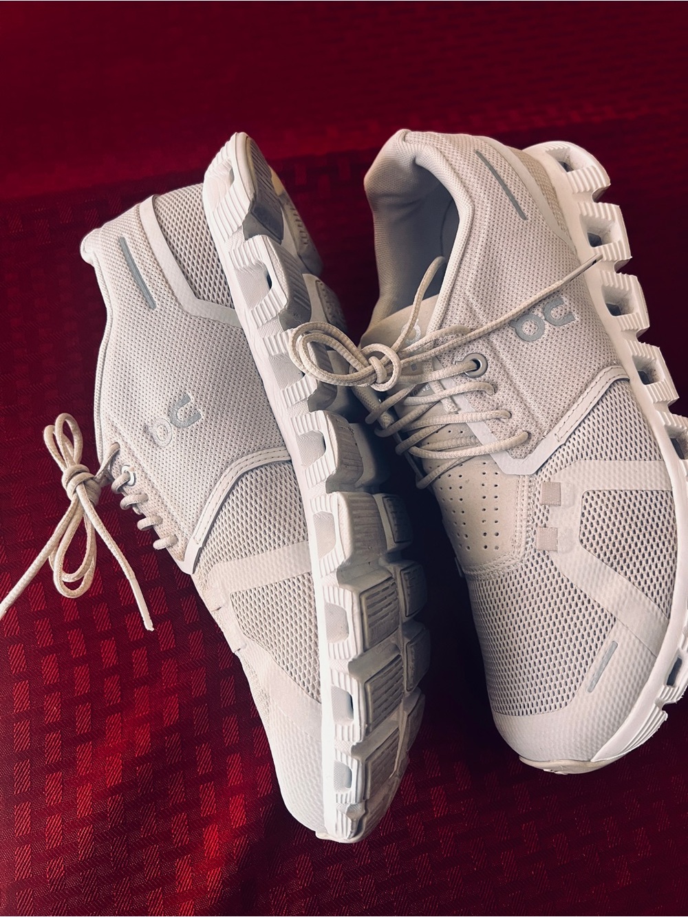 On Running White Women's Mesh Sneakers
